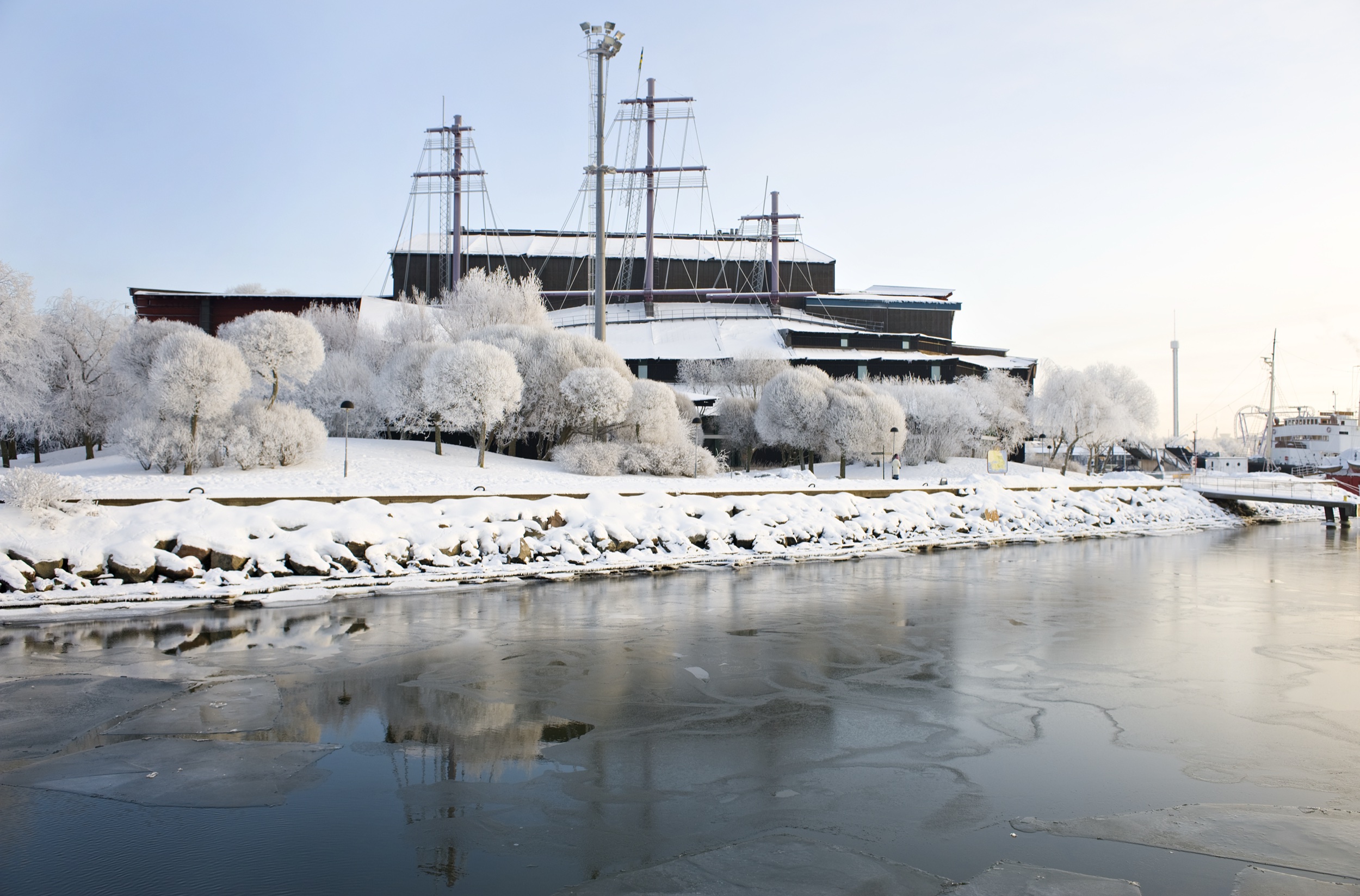 Vasamuseet om vintern