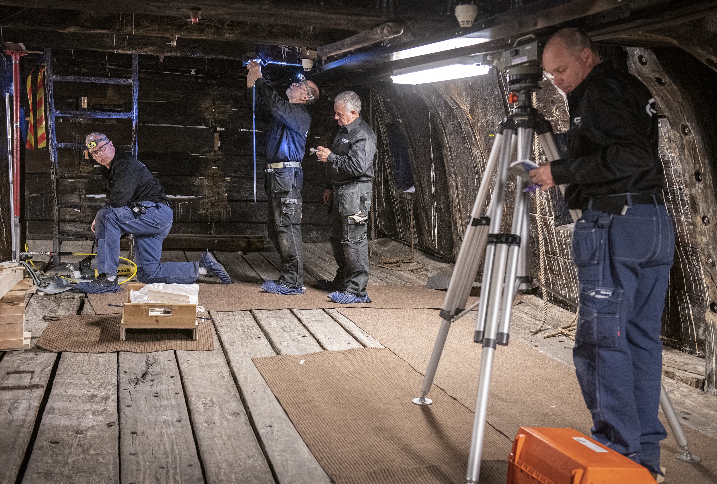 Mätningar ombord på skeppet Vasa