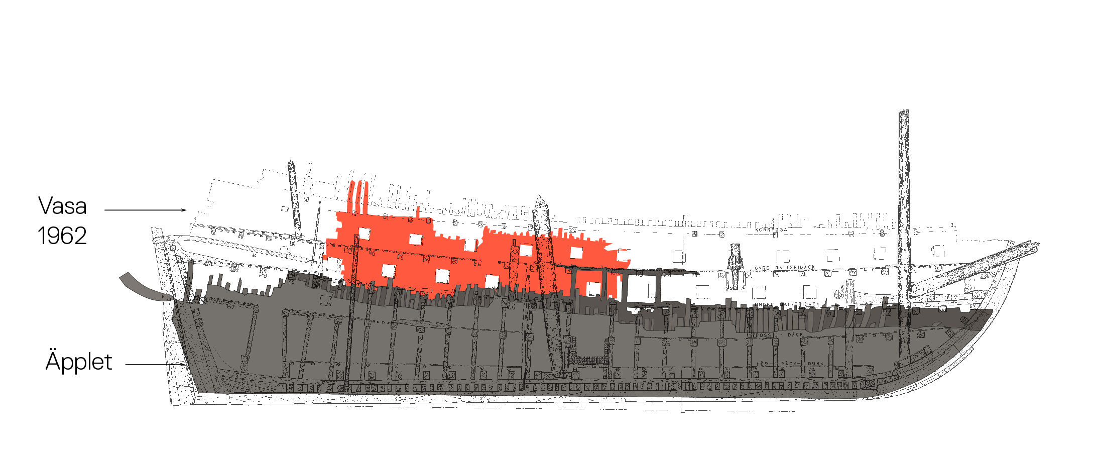 Jämförelse: Vasa 1962 och Äpplet 2022