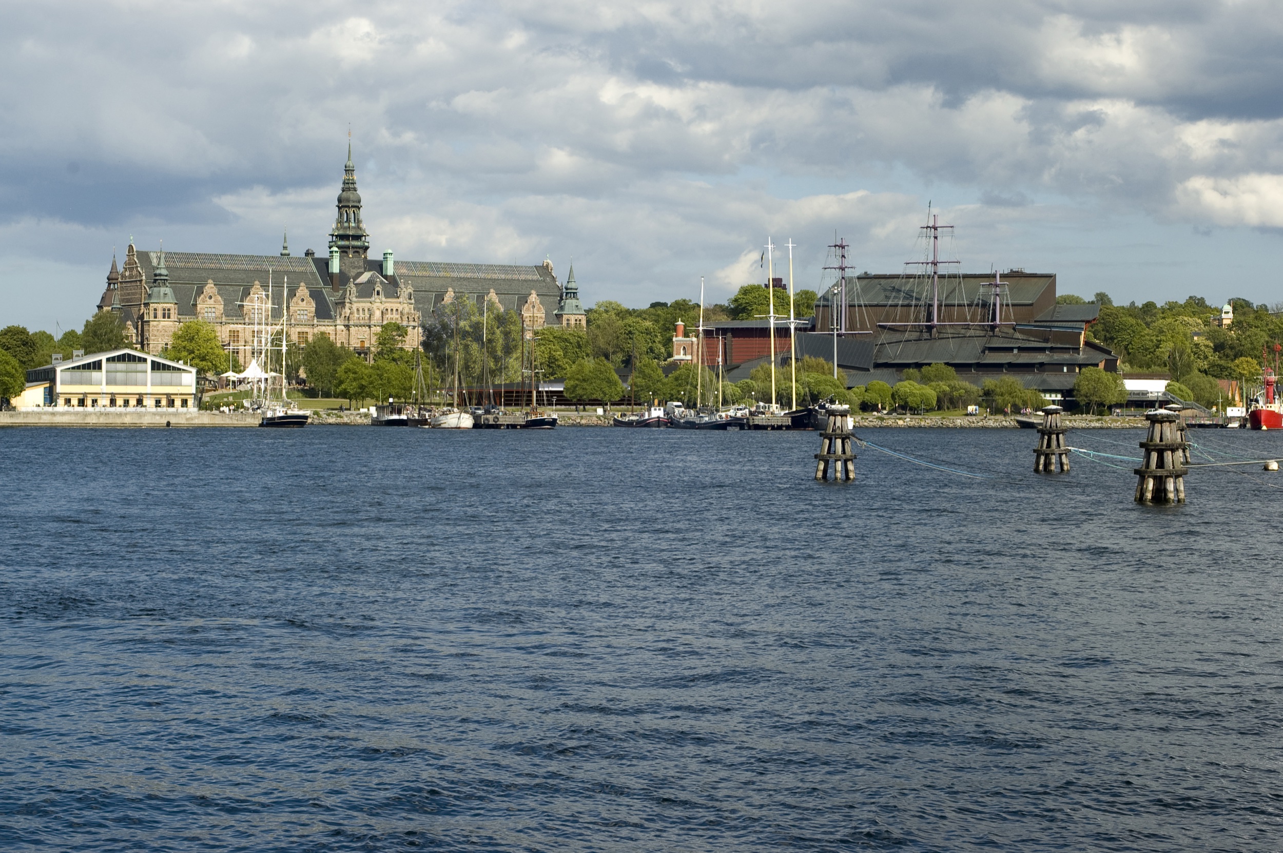 Vasamuseet från vattnet