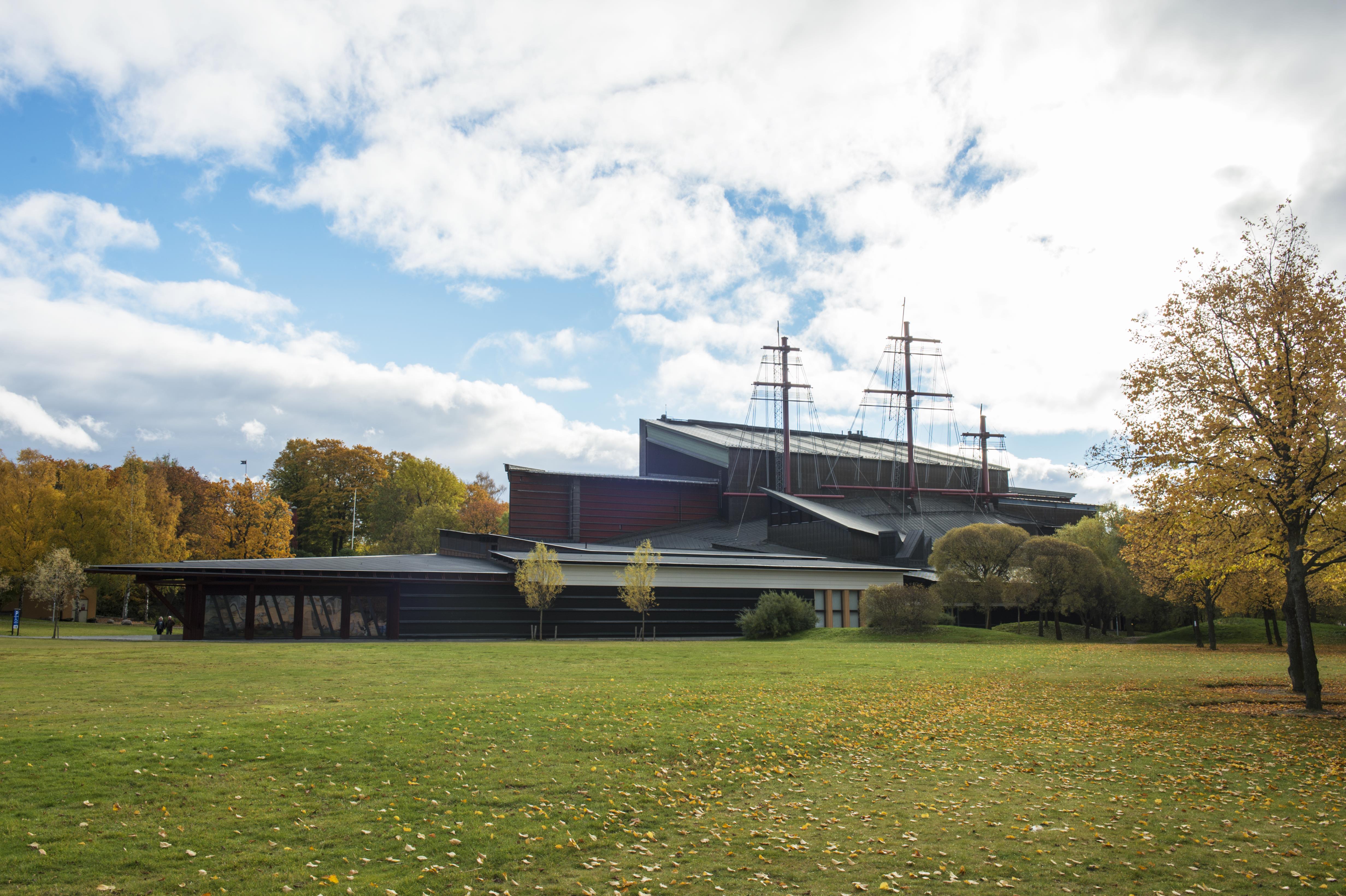 Vasamuseet i höstskrud